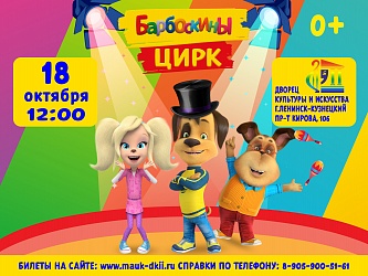 Интерактивное шоу «Барбоскины цирк» 